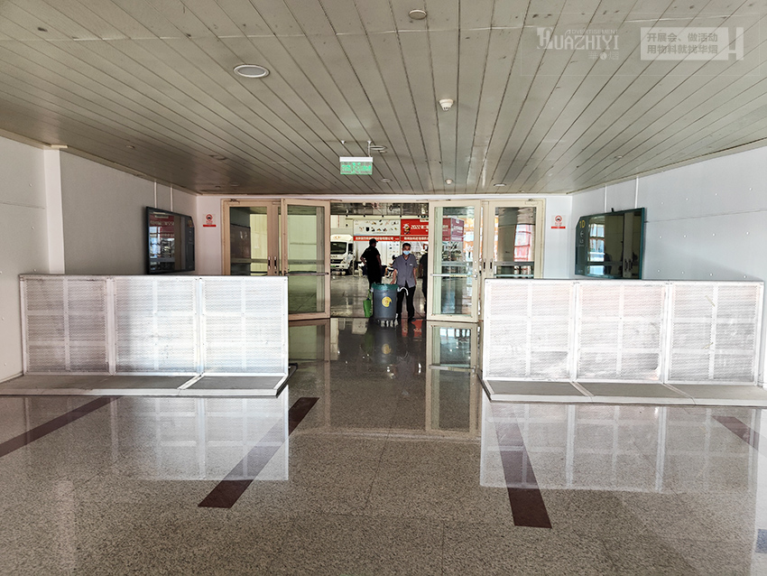 鄭州防爆欄租賃廠家助力會(huì)展中心活動(dòng)